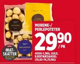 Meny MORENE-/ PERLEPOTETER tilbud