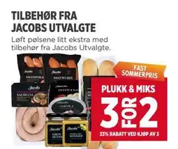 Meny TILBEHØR FRA JACOBS UTVALGTE tilbud