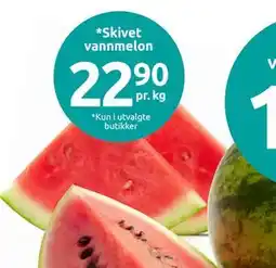 Joker Skivet vannmelon tilbud