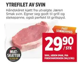 Meny YTREFILET AV SVIN tilbud