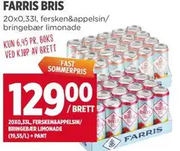 Meny FARRIS BRIS tilbud