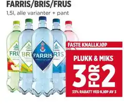 Meny FARRIS/BRIS/FRUS tilbud