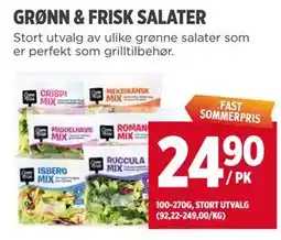 Meny GRØNN & FRISK SALATER tilbud