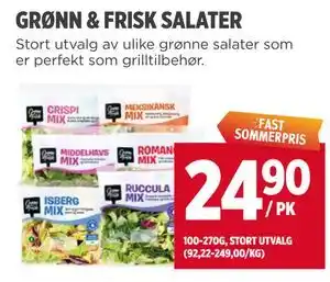 GRØNN & FRISK SALATER
