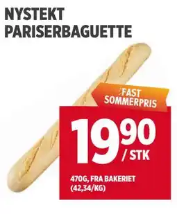 Meny NYSTEKT PARISERBAGUETTE tilbud