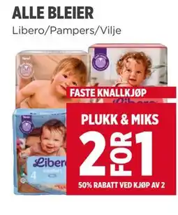 Meny ALLE BLEIER tilbud
