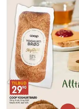 Coop Mega COOP YOGHURTBRØD tilbud