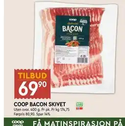 Coop Mega COOP BACON SKIVET tilbud