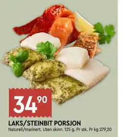 Coop Mega LAKS/STEINBIT PORSJON tilbud