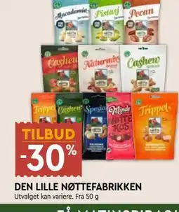 Coop Mega DEN LILLE NØTTEFABRIKKEN tilbud