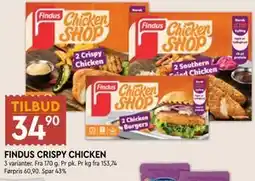 Coop Mega FINDUS CRISPY CHICKEN tilbud