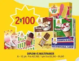 Coop Prix DIPLOM-IS MULTIPAKKER tilbud