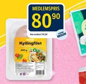 Coop Prix Coop Kyllingfilet tilbud