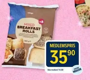 Coop Prix Coop Mixed Breakfast Rolls tilbud