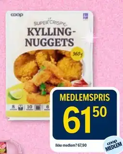 Coop Prix Coop Super Crispy Kylling-Nuggets tilbud