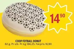 Coop Prix COOP FOTBALL DONUT tilbud