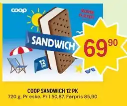 Coop Prix COOP SANDWICH 12 PK tilbud