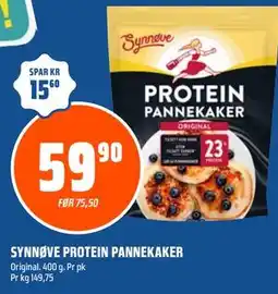 Coop Obs SYNNØVE PROTEIN PANNEKAKER tilbud