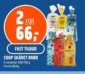 Coop Obs COOP SKÅRET BRØD tilbud