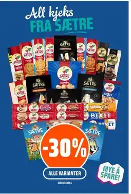 Coop Obs SÆTRE KJEKS tilbud