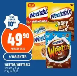 Coop Obs WEETOS/WEETABIX tilbud