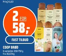 Coop Obs COOP BRØD tilbud