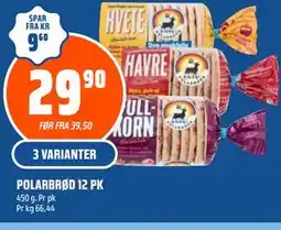 Coop Obs POLARBRØD 12 PK tilbud