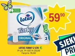 Coop Prix LOTUS TORKY 2 STK tilbud