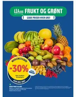 Coop Obs FERSK FRUKT OG BÆR tilbud