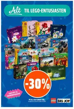 Coop Obs 30% PÅ ALL LEGO UNDER 300 tilbud