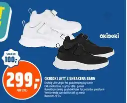 Coop Obs OKIDOKI LETT 2 SNEAKERS BARN tilbud