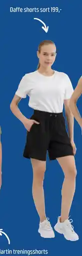 Coop Obs Daffe shorts sort tilbud