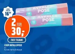 Coop Obs COOP AVFALLSPOSE tilbud