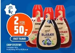 Coop Obs COOP SYLTETØY tilbud