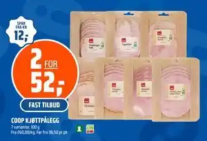 Coop Obs COOP KJØTTPÅLEGG tilbud