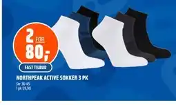 Coop Obs NORTHPEAK ACTIVE SOKKER 3 PK tilbud