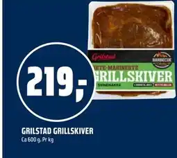 Coop Obs GRILSTAD GRILLSKIVER tilbud