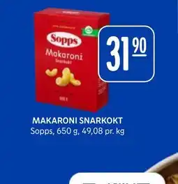 Rema 1000 MAKARONI SNARKOKT tilbud