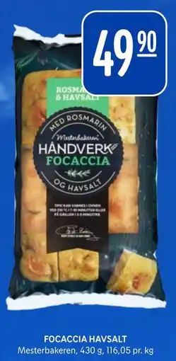 Rema 1000 FOCACCIA HAVSALT tilbud