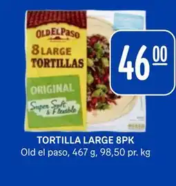 Rema 1000 TORTILLA LARGE 8PK tilbud