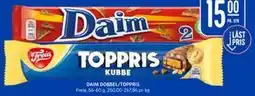 Rema 1000 DAIM DOBBEL/TOPPRIS tilbud