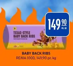 Rema 1000 BABY BACK RIBS tilbud