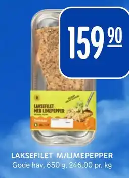 Rema 1000 LAKSEFILET M/LIMEPEPPER tilbud