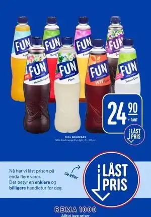 Rema 1000 FUN L BRINGEBÆR tilbud