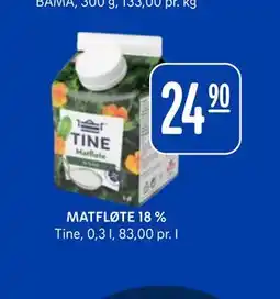 Rema 1000 MATFLØTE 18 % tilbud
