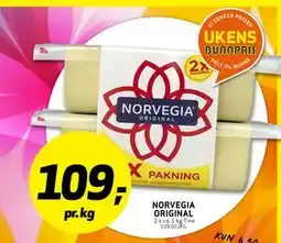 Bunnpris NORVEGIA ORIGINAL tilbud