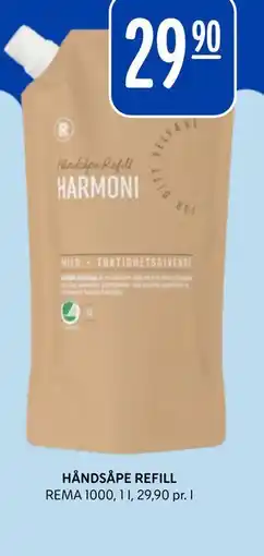 Rema 1000 HÅNDSÅPE REFILL tilbud