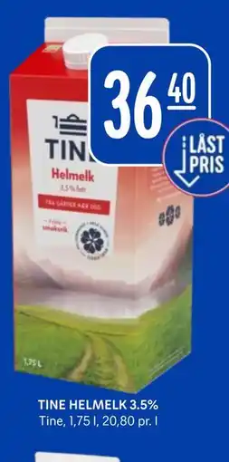 Rema 1000 TINE HELMELK 3.5% tilbud
