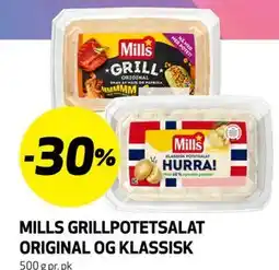 Bunnpris MILLS GRILLPOTETSALAT ORIGINAL OG KLASSISK tilbud
