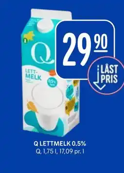 Rema 1000 Q LETTMELK 0.5% tilbud